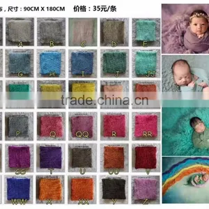 Newborn Cheesecloth Wrap Stretch Knit Warp Baby Cocoon Wrap Newborn Photography Props thumbnail-1