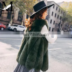 2016 Fashionable and Comfortable Women Vest Girl Apparel Natural Real Fur Vest thumbnail-6