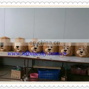 2014 Gold Lion Heads Mascot Costumes thumbnail-1