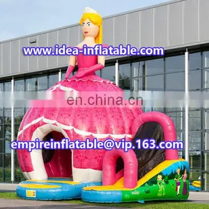 Nice Inflatable Mermaid Combo Bouncy Castle ID-CB100 thumbnail-1