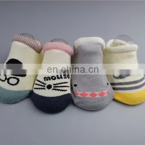 2017 Hot Selling Good Quality Cotton Baby Printed Socks thumbnail-4