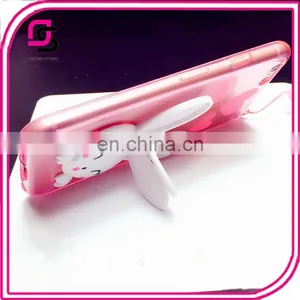 Mobile Phone Accessories Cartoon Silicone Phone Case With Support thumbnail-3