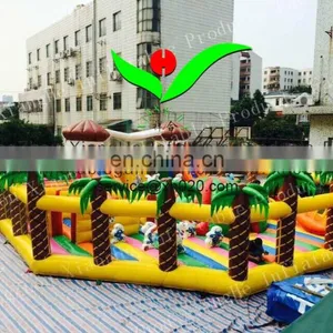 NEW Arrived Kids Jungle Adventure Games Inflatable Unique Entertainment City thumbnail-1
