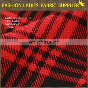2015 Spring New Design 100% Viscose Spun Rayon Fabric Stock thumbnail-4
