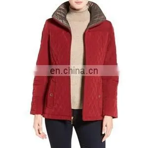 Wholesale Quilted Jackets - Ladies Girls Fashionable Leather Quilted Jackets thumbnail-1