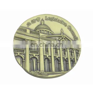 Custom Souvenir Coins Antique Brass Coins Metal Souvenir Gold Coins thumbnail-3