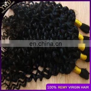 8a 500g Cheap Afro Kinky Human Hair for Braiding Bulk 100 Human Hair Braids Bulk Curly no Weft Unprocessed Russian Virgin Hair thumbnail-2