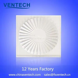 Aluminum Square Swirl Diffuser Ceiling Vent China Supplier thumbnail-3