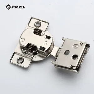Filta Furniture Hardware American Type 1/2 Overlay Iron Cabinet Hinge thumbnail-2