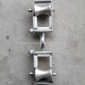 Double OPGW Pulley; Replacing Pulley; Fiber Cable Replace Roller thumbnail-2