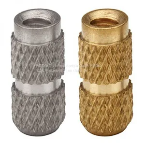 IBB-M2.5 Brass Insert Nut Blind Molded-in Threaded Knukles Nuts Insertos Knurling Copper Rivet Rivnut Ecrou Inserti Tuerca PEM Standard thumbnail-1