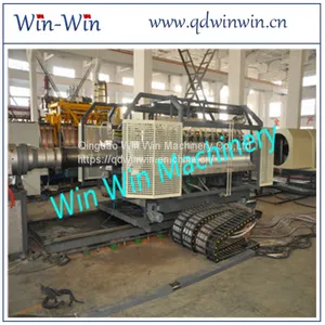 Single Wall Corrugated 35kgh Plastic Pipe Production Line thumbnail-1