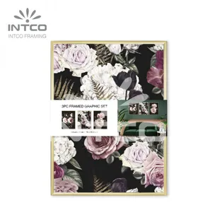Pink Rose Flowers Canvas Wall Art for Living Room - Living Room Canvas Art Printing for Wall Decor thumbnail-2