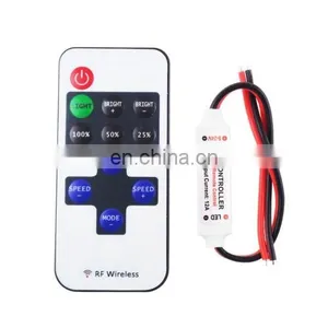 11key Wireless DC5-24V Mini Dimmer RF Remote Control for 3528 5050 RGB LED Strip thumbnail-2