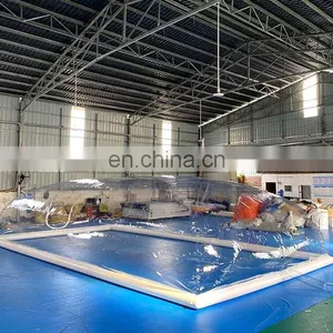Transparent Bubble Inflatable Swimming Pool Cover Roof Tent For Winter thumbnail-3