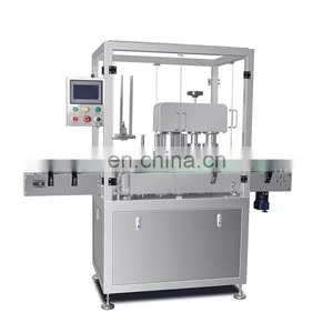 FGJ-100/150 Automatic Plastic Paper Can Metal Bottle Tin Can Lid Seaming Machine /can Sealing/can Closing Machine thumbnail-1