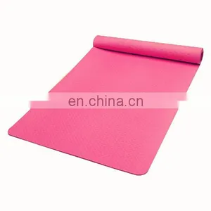 Eco Friendly TPE 6mm Thick Durable Non-slip Pad Yoga Pilates Mat Wholesale Yoga Mat thumbnail-2
