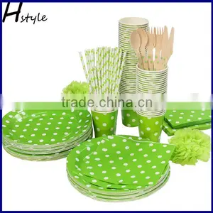 Manufacture Party Favor Supplies Paper Tableware Set SC168 thumbnail-1