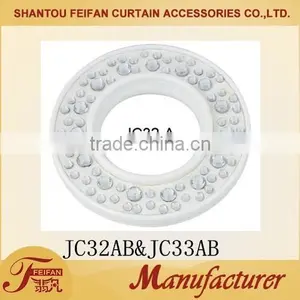 JC32 AB and JC33 AB Plastic Curtain Eyelet Curtain Eyelet Tape Curtain Rings thumbnail-1