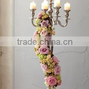 5 Candlestick Decorative Wedding Candelabra thumbnail-1