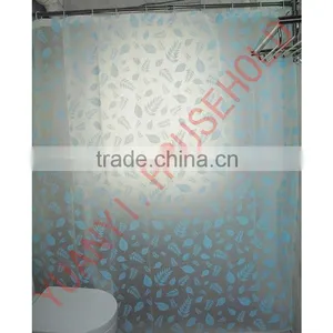 Transparent and White Shower Curtain Metal Shower Curtain Hooks thumbnail-1