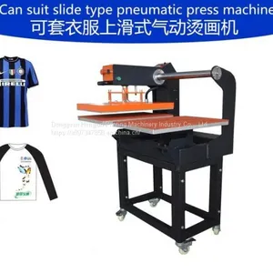 Hengjun Garment Digital Printing Pneumatic Double Position Hot Stamping Machine Heat Transfer Korean High Pressure Shaking Hot Stamping Machine thumbnail-1