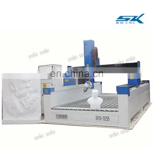Swing Spindle 3d Wood Foam Router 4 Axis Sculpture Cnc Milling Engraving Carving Machine thumbnail-2