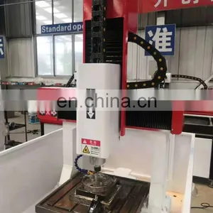 3 Axis 600x600mm Small Metal Cnc Engraving Milling Drilling Machines for Iron Galvanized Sheet Copper Brass Stamps thumbnail-3