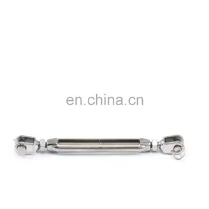 JRSGS Customized High Quality Rigging Hardware 304/316 Stainless Steel Turnbuckle European Type thumbnail-3
