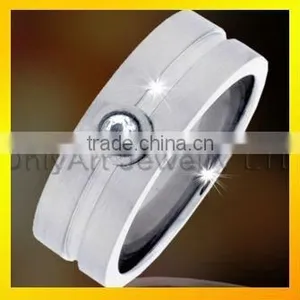 Fashionable for Wedding and Engagement Crystal Finger Ring thumbnail-1