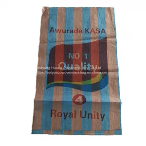 White 51*74 cm Polypropylene Reusable Bags 20 kg Woven Polypropylene Sugar Bags thumbnail-5