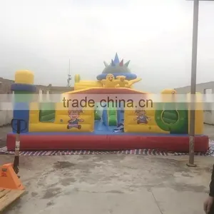 2016 Hot Sale Kids Outdoor Inflatable Fun City Amusement Park for Sale thumbnail-3