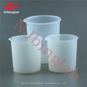 Teflon PFA Beaker, Withstand High Temperature of 260℃, Used With Anti-corrosion Hot Plate thumbnail-1