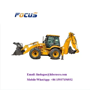 Backhoe Loader - Construction Equipment,New Backhoe Loader,China Price 80~100 HP Horse Cab Four-wheel Backhoe Loader for Sale thumbnail-3