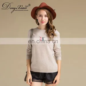 Manufacturer Sweater Pullover XXL Thin Intarsia Women Cashmere Sweaters thumbnail-6
