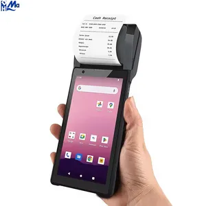Palm Computer Pocket PC PDA Handheld Android 2D Barcode Scanner Terminal PDA for Voter Identity Verification With Printer thumbnail-1
