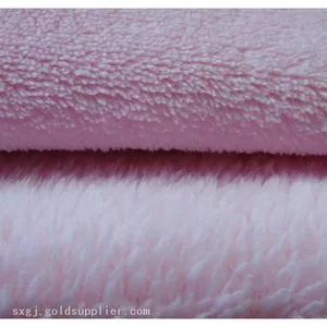 Coral Fleece Fabric Two Side Brush And Anti Pilling Coral Velvet Fabric For Baby Wear thumbnail-1