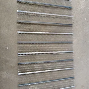 600mm X 2440mm High Rib Lath Factory Standard Ribbed Wire Mesh Stucco Reinforcement Low-Cost Plaster Base for Roofing Wall thumbnail-1