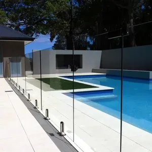 Tempered Glass Safety 6mm 8mm 10mm 12mm for Pool Fence / Balustrade / Railing / Stair / Floor / Tempered Glass for Swimming Pool Fencing thumbnail-1