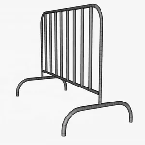 2.2mx1m Safety Barricade Temporary Fencing for Festivals Crowd Control Barrier thumbnail-2
