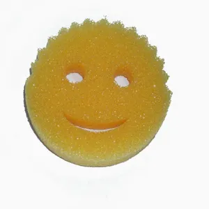Factory Supply Smile Shape Temperature-Sensitive Sponge Kitchen Sponges for Dishes Cleaning thumbnail-3