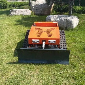 Petrol Industrial Grade Cordless Rubber Track Remote Control Customization Color Self Propelled Lawn Mower With 0~6Km/H Speed thumbnail-1