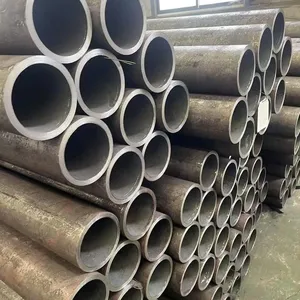 Hot Dipped Galvanized Carbon Steel Pipe Carbon Black Steel Pipe Tube thumbnail-5