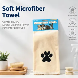 Edgeless Microfiber Towel Factory High Density Lint‑Free Microfiber Cloth for Car Detailing Kitchen Cleaning thumbnail-3