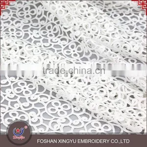 Sexy Hollow Out Fashion Floral African Organza Lace Fabric Quality Choice thumbnail-1