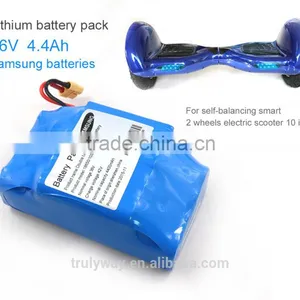 4.4Ah 36V Rechargeable Samsung Battery Pack for Hoverboard Quality Choice thumbnail-1