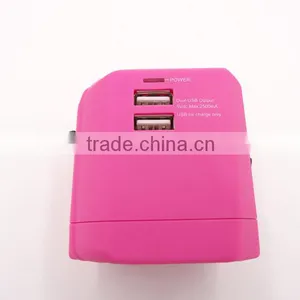 China Gift Items Universal UK Travel Adapter/european Electrical Power Plug Adapter With Usb/seasons Plug Adapters thumbnail-2