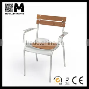 Replica Aluminum Fermob Luxembourg Steelwood Stackable Leisure Chair thumbnail-1