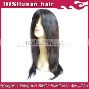 New Products 6A High Quality Silky Straight Hair Black Women Brazilian Hair Full Lace Wig thumbnail-2