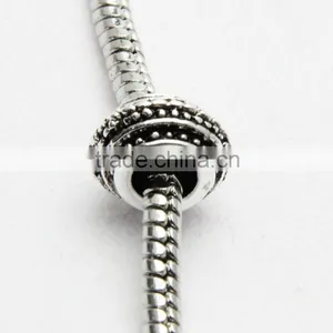 Wholesale Pdora New Style DIY Large Hole Drum Shape Zinc Alloy Beads thumbnail-2